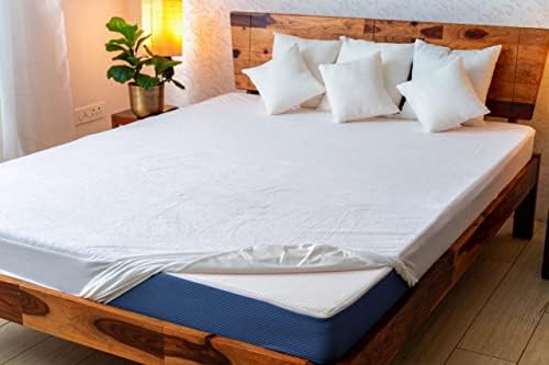  Premium Waterproof Mattress Protector For Twin Size Bed, Cooling Soft Cotton Top, Noiseless, Machine Washable, White Fitted Mattress Cover With Deep Pockets To Fit 8-18 Inch Mattress