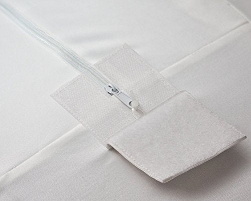  Mattress Encasement - Zippered Bed Bug Dust Mite Proof Hypoallergenic - Sleep Defense System - Queen - Waterproof - Stretchable - Standard 12" Depth - 60" W X 80" L