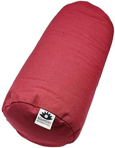  Waterglider International Buckwheat Pillow, Buckwheat Sleep Pillow, Buckwheat Husk Pillow, Cervical Pillow Roll, Cervical Neck Sleep Roll, Buckwheat Neck Pillow, Best Buckwheat Pillow (Natural White)