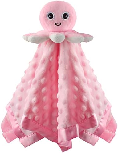  JARIFERR Baby Security Blanket Loveys For Baby Snuggle Toy Plush Octopus Stuffed Animal Baby Gifts For Girls And Boys Newborn