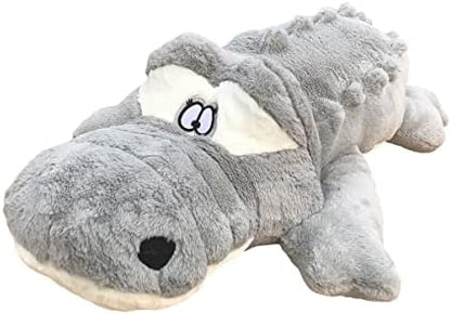  Hofun4U Crocodile Plush Pillow, Alligator Stuffed Animal, Giant Crocodile Plush Body Pillow Home Decor Xmas Valentine’s Birthday Gift For Boys Girls Adults Kids (Shade Green,67 Inch)