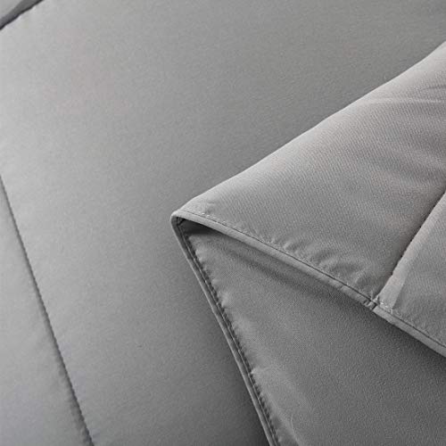  GUHER Comforter Duvet Insert(Cal-King, Grey)- Box Stitched Quilted Comforter-All Season Down Alternative Comforter With Corner Tabs