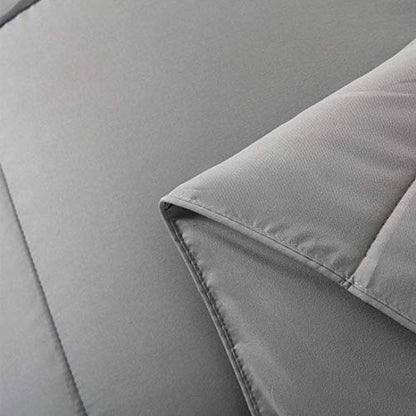  GUHER Comforter Duvet Insert(Cal-King, Grey)- Box Stitched Quilted Comforter-All Season Down Alternative Comforter With Corner Tabs