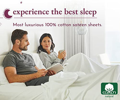 King Size Pink Sheet Set - 6 Piece Set, Ultra Soft 100% Cotton Sheets, 400 Thread Count Luxury Sateen Weave, Deep Pocket Bedsheets, Includes 4 Pillowcases (King, Pink)