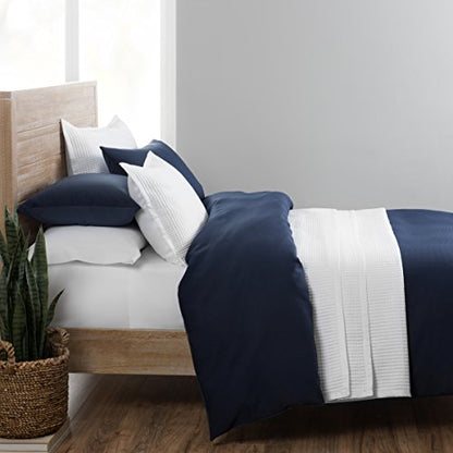  Pebble Modern 3-Piece Coverlet Set, King, White