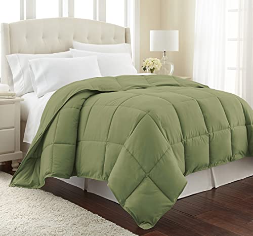  Southshore Fine Living, Inc. Vilano Springs Premium Quality Over-Sized All-Season Down-Alternative Comforter, Sage Green, Twin/Twin XL
