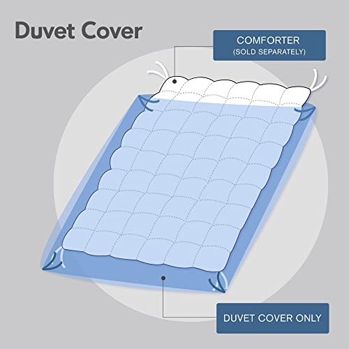  Duvet Set 100% Cotton Jacquard, Tufts Accent, Shabby Chic All Season Cover For Comforter, Matching Shams, Decorative Pillows, Full/Queen (88 In X 92 In), Charcoal 7 Piece
