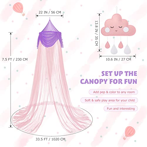  Kids Bed Canopy: Mosquito Net Canopy Curtains Canopy Bed Curtains Kids Bed Canopy Tent Princess Canopy Reading Nook Canopies Baby Girls Room Decor Crib Single, Twin, Full, Queen Bed Canopy
