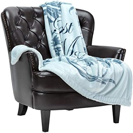  Best Mom Ever Gift Throw Blanket - Birthday, Christmas, Holiday, Valentine’s Day, Hospital Or Mother’s Day Present For Women Mother Wife - Super Soft Sherpa (50x65 Inches) - Aubergine Blanket