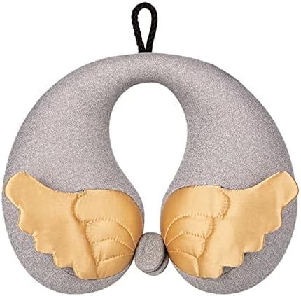  AGACAS Travel Pillow For Kid,Neck Pillow For Airplanes Travel Provides Neck Support,Flight/Car Pillow For Travel Sleeping,Travel Essentials&Great Gift For Toddler, Blue