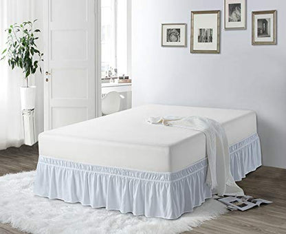  E Moocci FBA_B01MXWGE6S Bed Shirts, White, 72 Count