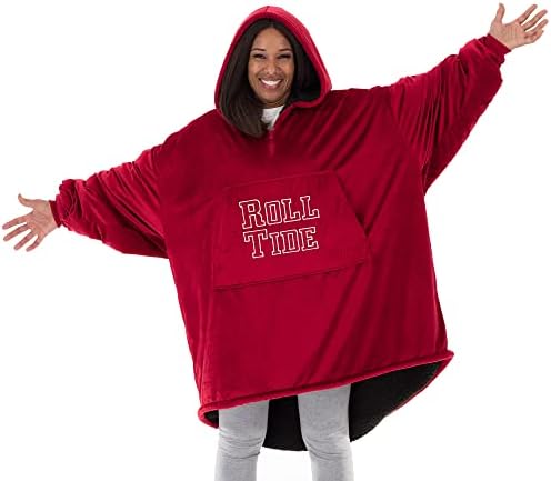  Riginal Quarter-Zip | University Of Florida Logo & Insignia | Oversized Microfiber & Sherpa Wearable Blanket With Zipper, Seen On Shark Tank, One Size Fits All