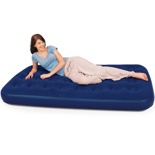 Bestway Flocked Twin Airbed Without Inflation Pump, 74 X 39 X 8.5-Inch