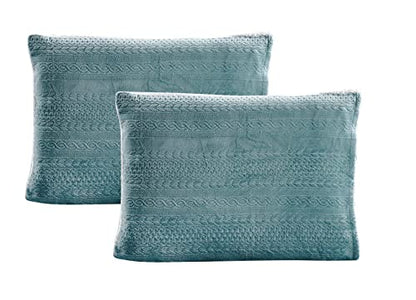  Lafayette Cobblestone Plush Sherpa Reversible 3 PC Heavyweight Comforter Set, Ultra Soft & Cozy, Full/Queen 86"X86"