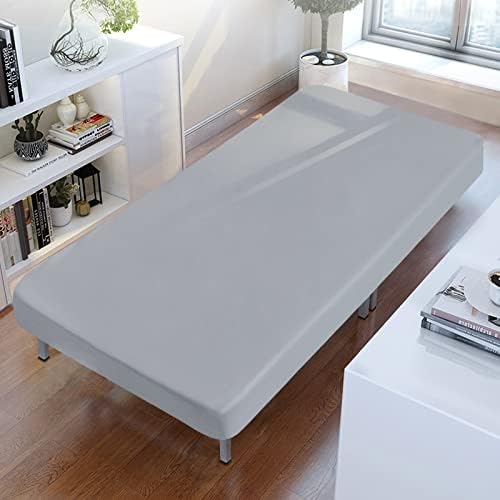  Cot Sheet 31" X 75", Daycare Cot Size Mattress Sheets Fitted With Narrow Twin/Camp Bunk/Rvs Bunk/Guest Beds/Trifold Mattress, Super Soft And Breathable Microfiber Cover For Toddler, Gray