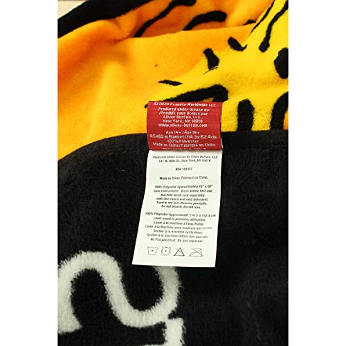  Peanuts Multicolor Character Grid Fleece Throw Blanket - 45 X 60 Inches | Soft And Cozy Blanket