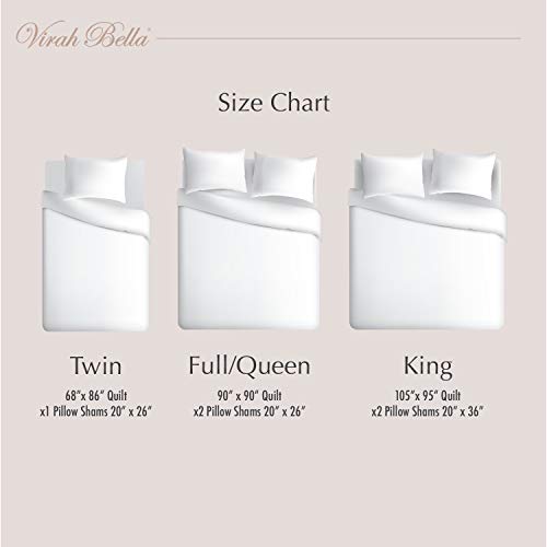  Quilt Bedding Set Printed Lightweight Reversible Quilt With Matching Pillow Shams - Cozy & Beautiful Lodge-Themed Bedding