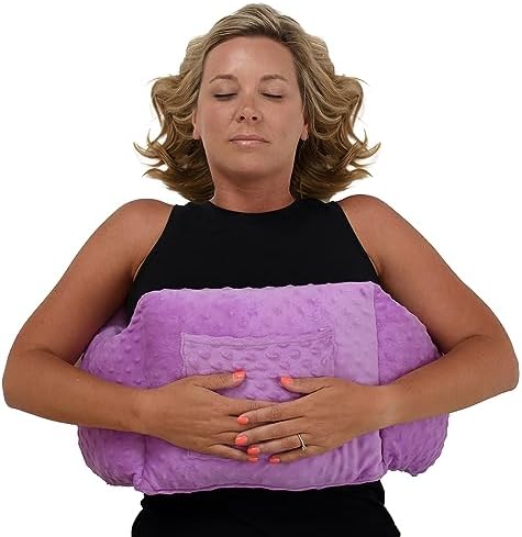  Mastectomy Pillow - Post Surgery Pillow, Breast Pillow For After Heart Surgery, Breast Reduction & Augmentation Patients - Heart Pillow For Sleeping, Recovery & Seatbelt Protection-Surgery Pillow Gift