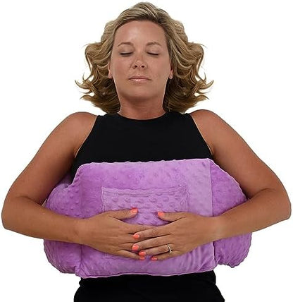 Mastectomy Pillow - Post Surgery Pillow, Breast Pillow For After Heart Surgery, Breast Reduction & Augmentation Patients - Heart Pillow For Sleeping, Recovery & Seatbelt Protection-Surgery Pillow Gift