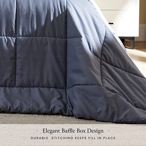  BELADOR Queen Comforter All-Season Duvet Insert Queen Size Bed Comforter - Down Alternative Comforters, Mid-Plush Lightweight Comforter, Box Quilted Siliconized Fiberfill Oeko-Tex Hotel Comforter