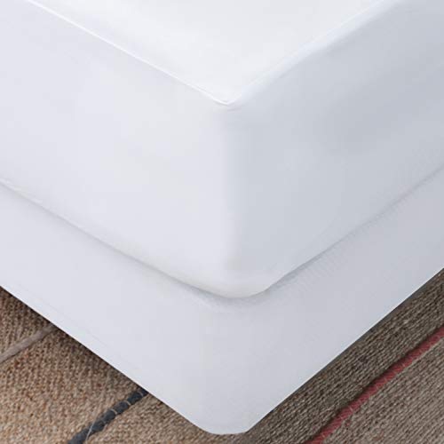  Short Queen Mattress Cover - 100% Waterproof Camper Mattress Cover, Fitted And Noiseless RV Queen Mattress Protector (RV Short Queen 60x75)