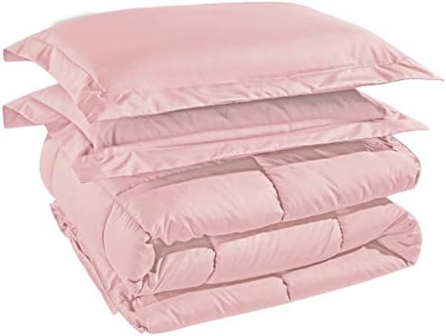  Chezmoi Collection 3-Piece Down Alternative Comforter Set (Queen, Gray)