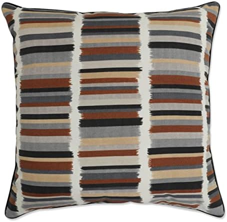  Pillow Perfect Stripe Outdoor Throw Accent Pillow, Plush Fill, Weather, And Fade Resistant, Small Lumbar - 11.5" X 18.5", Blue/Green Topanga, 2 Count