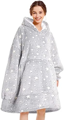  Narecte Kids Blanket Hoodie For Girls,Premium Sherpa Oversized Hoodie Blanket For Kids,Cozy And Big Wearable Blanket Hoodie Best Top Birthday Gifts For Teen Year Old Boy Gift Ideas Dog