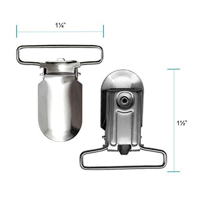  20 Pieces Men Suspender Clips Sheet Straps Holder Fasteners Clips Bed Sheet Clips Fasteners Clips