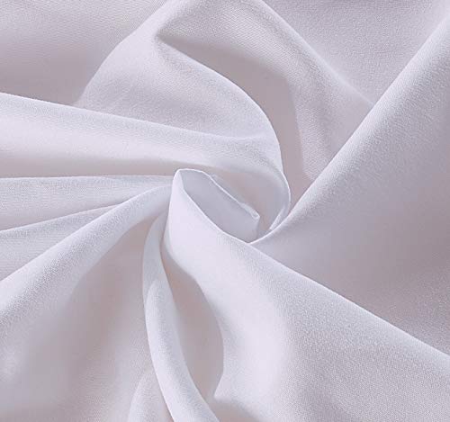  E Moocci FBA_B01MXWGE6S Bed Shirts, White, 72 Count
