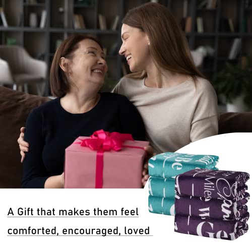  Christian Throw Blanket Religious Gifts With Faith Hope Love Messages For Christian Gifts For Women | Inspirational Fluffy Blankets | Snuggly Soft And Cozy Blanket Christian Decor | 50" X 60" Teal