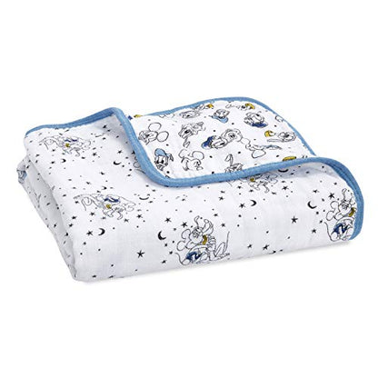  Aden + Anais Dream Blanket, Boutique Muslin Baby Blankets For Girls & Boys, Ideal Lightweight Newborn Nursery & Crib Blanket, Unisex Toddler & Infant Bedding, Shower & Registry Gift, Winnie The Pooh