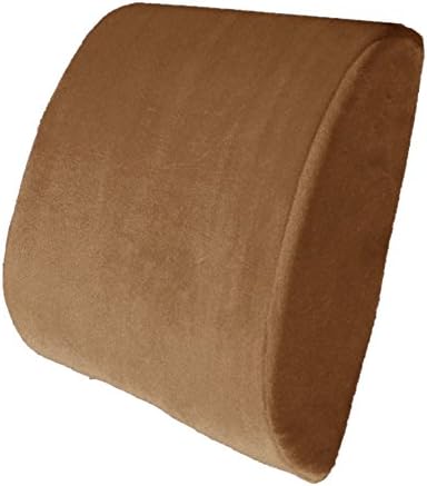  Bookishbunny Premium Memory Foam Lumbar Support Cushion Pillow (Pink)