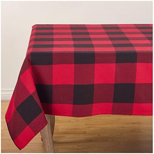  Occasion Gallery Black 3-Piece Holiday Buffalo Plaid (King Size) Duvet Cover (Filling NOT Included) Set 104" X 94" Rectangular, 100% Cotton