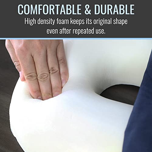  DMI Seat Cushion Donut Pillow And Chair Pillow For Tailbone Pain Relief, Hemorrhoids, Prostate, Pregnancy, Post Natal, Pressure Relief And Surgery, 18 X 15 X 3, Navy