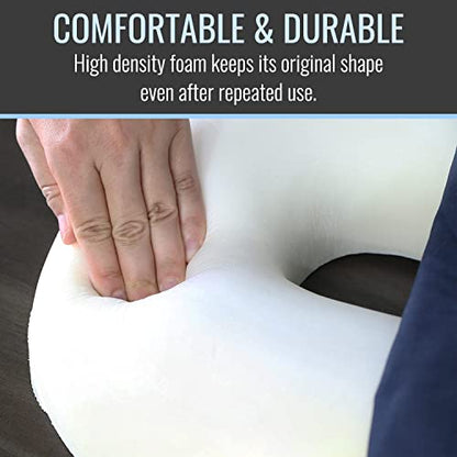  DMI Seat Cushion Donut Pillow And Chair Pillow For Tailbone Pain Relief, Hemorrhoids, Prostate, Pregnancy, Post Natal, Pressure Relief And Surgery, 18 X 15 X 3, Navy