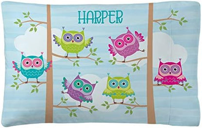  Lets Make Memories Personalized Pillowcase - Customized For Kids - Soft Fabric -Polyester - Standard Pillow Size - Unicorns Design - Personalized With Her Name - Sleep, Nap Girls Pillowcase