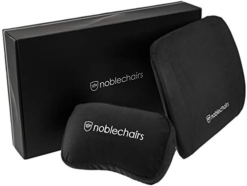  Noblechairs Memory Foam Lumbar-Support Pillow, Office And Gaming-Chair Cushion Set - Fallout 25th Anniversary Edition