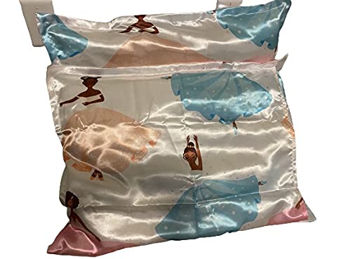  Satin Pillow Case To Retain Hair Moisture (Set Of 2 Queen Pillow Case 20 X 30 Inches)