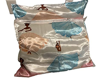  Satin Pillow Case To Retain Hair Moisture (Set Of 2 Queen Pillow Case 20 X 30 Inches)