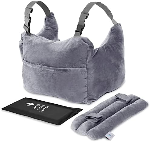  Zomaple Mastectomy Pillow With Strap - Post Surgery Pillow, Breast Pillow For After Heart Surgery, Breast Reduction & Augmentation Patients - Heart Pillow For Sleeping, Recovery & Seatbelt Protection