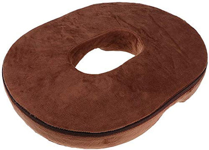  FRECI Donut Cushion Seat Cushion | Pain Relieve Pillow For Hemorrhoid, Pregnancy, Post Natal, Post Surgery, Sciatica - Coffee