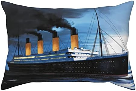  1 Pack Titanic Pillow Covers Super Soft Rectangle Decorative Throw Pillowcase With Envelope Closure Wrinkle Fade And Stain Resistant 20x30