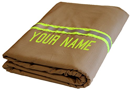  Firefighter Personalized Tan Station Blanket 60" X 80"