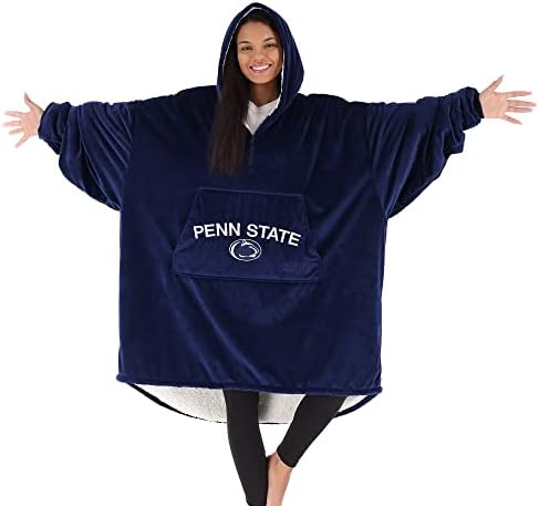  Riginal Quarter-Zip | University Of Florida Logo & Insignia | Oversized Microfiber & Sherpa Wearable Blanket With Zipper, Seen On Shark Tank, One Size Fits All