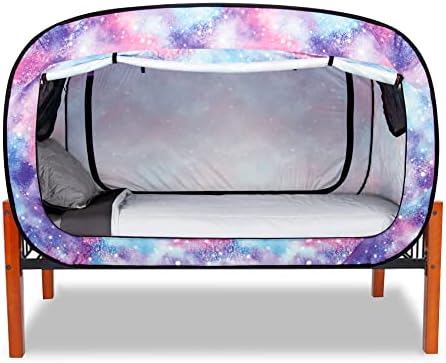  Op Up Privacy Tent For Indoor Use Bed Canopy For Sleeping Bed Tent Double Door With Mosquito Mesh Window