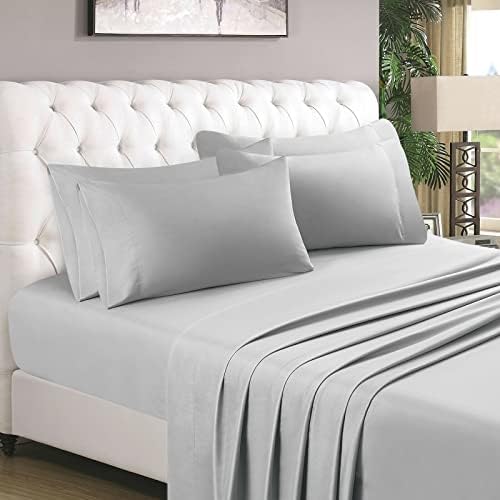  HOMEIDEAS 4 Piece Bed Sheets Set (Queen, Gold), 1800 Bedding Soft Brushed Microfiber Luxury Sheets, Deep Pockets, Easy Care, Wrinkle & Fade Free