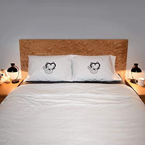  2 X 'Sloth Love' Cotton Pillow Cases (PW00005311)