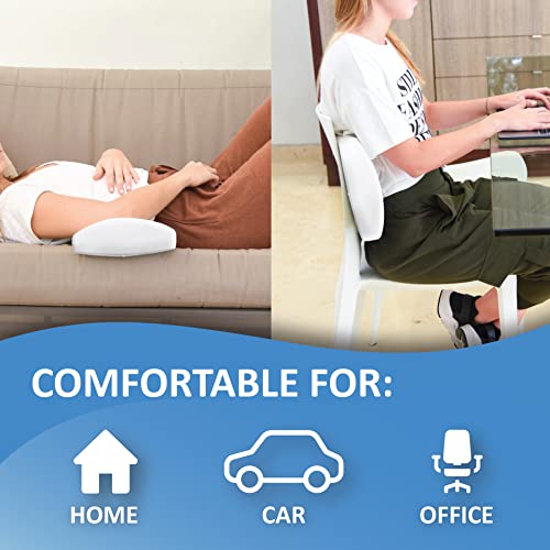  Cooling Lumbar Pillow For Sleeping | Adjustable Height Memory Foam Lumbar Support Pillow For Bed, Lower Back Sleeping Pillow, Bed Lumbar Support Pillow For Sleeping, Lower Back Pillow For Sleeping