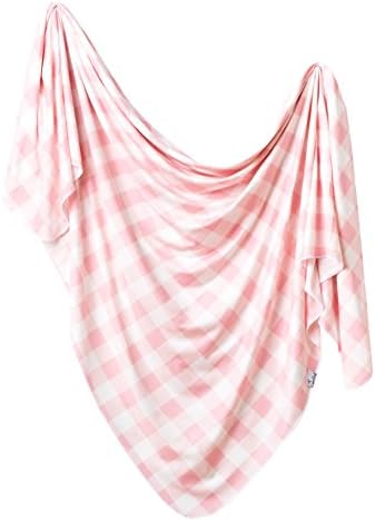  Copper Pearl Large Premium Knit Baby Swaddle Receiving Blanket London